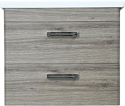 Style Line Тумба с раковиной Лотос 70 подвесная сосна лофт – фотография-1